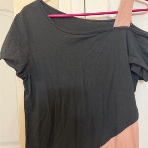 Stylish Black and Pink Women's Top